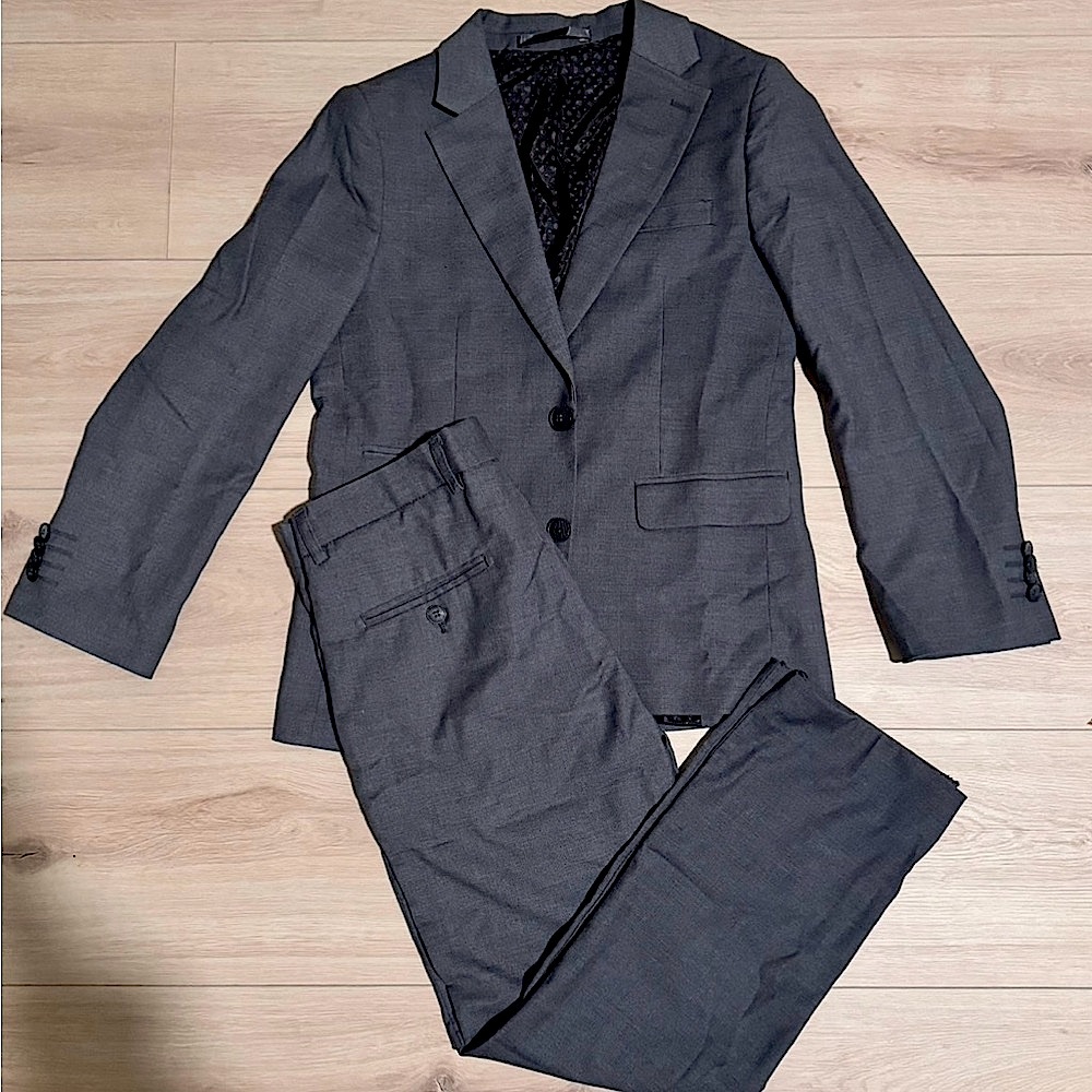 Boy’s Gray Suit Blazer and Pants